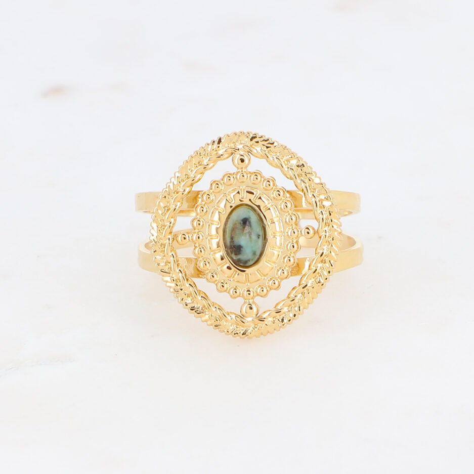 bague Atheane Turquoise africaine